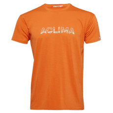 Triko krátký rukáv Aclima LightWool Tee Logo Men Orange Tiger