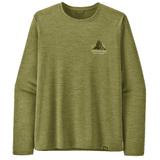 Triko dlouhý rukáv Patagonia L/S Cap Cool Daily Graphic Shirt - Lands Men Chouinard Crest: Buckhorn Green X-Dye