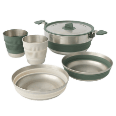 Riad Sea to Summit Detour Stainless Steel One Pot Cook Set w/ 3L Pot - [2P] 5 Piece