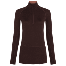 Tričko dlhý rukáv Icebreaker 260 ZoneKnit™ LS Half Zip Women BITTERSWEET/CEDAR WOOD/CB