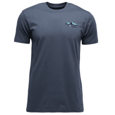 Tričko krátky rukáv Black Diamond Mountainscape SS Tee Men Charcoal