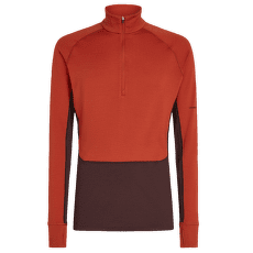Tričko dlhý rukáv Icebreaker Merino 260 ZoneKnit™ LS Half Zip Men JAVA/AGATE/CB