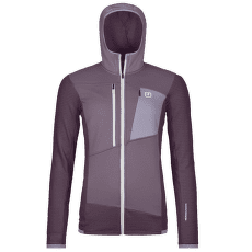 Bunda Ortovox FLEECE GRID HOODY WOMEN 39201 dark wild berry
