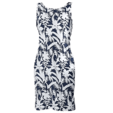 Šaty Columbia Chill River Printed Dress Collegiate Navy, Bontaniflage 460