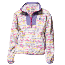 Mikina Columbia Sequoia Grove Printed Half Zip Women Sea Salt, Horizons 125