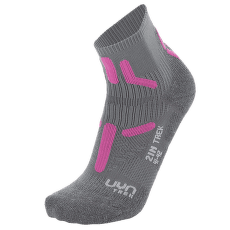 Ponožky UYN Trekking 2In Low Cut Lady Mid Grey/Pink