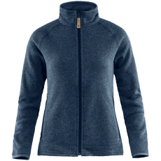 Övik Fleece Zip Sweater Women Navy