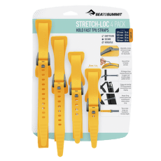 Popruh Sea to Summit Stretch-Loc Set - All Sizes 20mm 4 Pack Yellow (YW)