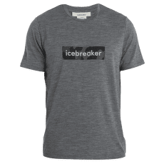 Triko krátký rukáv Icebreaker Merino 150 Tech Lite II SS Tee Icebreaker Logo Camo Men Gritstone HTHR