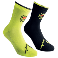 Ponožky La Sportiva FOR YOUR MOUNTAIN SOCKS Black/Neon
