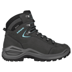 Topánky Lowa Renegade Evo GTX Mid Wide Women asphalt/turquoise