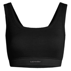 Podprsenka Icebreaker Merino Blend Rib Lotus Bra Women BLACK