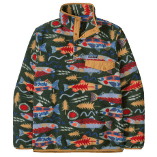 Mikina Patagonia Lightweight Synch Snap-T Pullover Men Salmon Energy: Old Growth Green