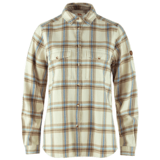 Košile dlouhý rukáv Fjällräven Övik Heavy Flannel Shirt Women Chalk White-Fossil
