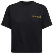Tričko krátky rukáv La Sportiva SINCE 1928 CROP T-SHIRT Women Black/Yellow