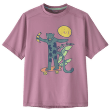 Triko krátký rukáv Patagonia Capilene® Silkweight T-Shirt Kid Jaguar Boogie: Light Violet