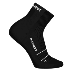 Ponožky Mammut TRAIL RUNNING TARGETED CUSHION QUARTER SOCKS black-white 0047
