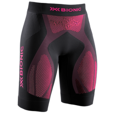 Kraťasy X-Bionic The Trick G2 Run Shorts Women Opal Black/Neon Flamingo