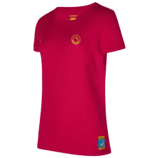 Triko krátký rukáv La Sportiva CLIMBING ON THE MOON T-Shirt Women Fucsia/Giallo