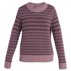 Svetr Icebreaker Waypoint Crewe Sweater Women CRYSTAL/NIGHTSHADE/S