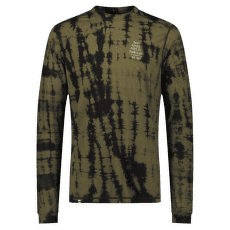 Tričko dlhý rukáv Mons Royale Cascade Merino Flex 200 LS Olive Tie Dye