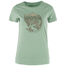 Triko krátký rukáv Fjällräven Arctic Fox Print T-Shirt Women Misty Green