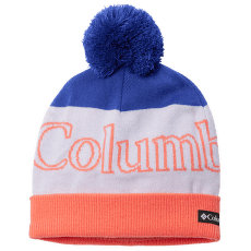 Čepice Columbia Youth Polar Powder Beanie Clematis Blue, Snowdrift, Hot Coral 516