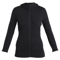 Mikina Icebreaker Merino 260 Quantum IV LS Zip Hoodie Women Black