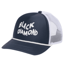 Šiltovka Black Diamond Flat Bill Trucker Hat Charcoal-White Wavy Black Dmnd