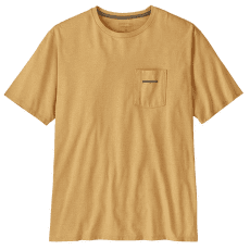 Tričko krátky rukáv Patagonia Boardshort Logo Pocket Responsibili Tee Men Beeswax Tan