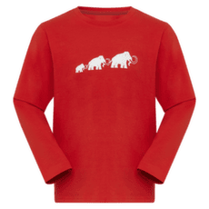 Tričko dlhý rukáv Mammut MAMMUT CORE LONGSLEEVE KIDS LOGO 3778 mammut red