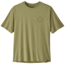 Tričko krátky rukáv Patagonia Cap Cool Daily Shirt - Spoke Stencil Men Gumtree Green - Light Gumtree Green X-Dye