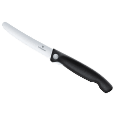Svačinový nůž - vlnkované ostří Black