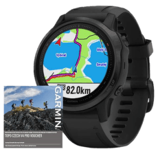 Hodinky Garmin Fenix 6S PRO Glass Black/Black Band