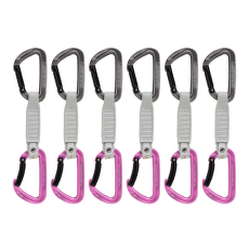 Workhorse Keylock 12 cm 6-Pack Quickdraws grey-pink