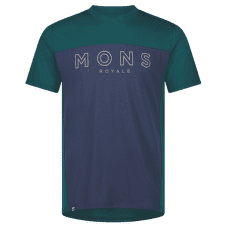 Tričko krátky rukáv Mons Royale Redwood Enduro VT Men Evergreen / Midnight