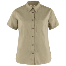 Košile krátký rukáv Fjällräven Övik Travel Shirt SS Women Sand Stone