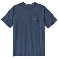 Tričko krátky rukáv Patagonia Commontrail Pocket Responsibili-Tee Men Utility Blue