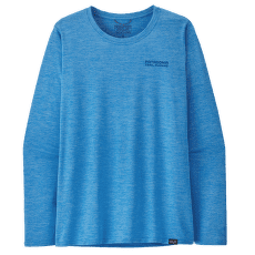 Tričko dlhý rukáv Patagonia Cap Cool Daily Graphic Shirt Lands Long Sleeve Women Tree Trotter: Vessel Blue X-Dye