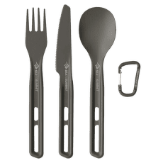 Příbor Sea to Summit Frontier UL Cutlery Set - [3 Piece] Aluminium Hard Anodised Grey
