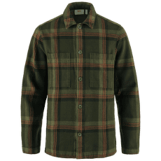 Košile dlouhý rukáv Fjällräven Singi flannel Overshirt Men Deep Forest-Dark Navy