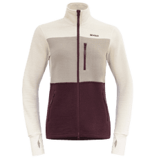 Mikina Devold Thermo Wool Jacket Women 744C PORT/RAW WHITE/STONE