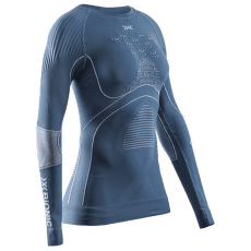 Tričko dlhý rukáv X-Bionic Energy Accumulator 4.0 Shirt Round Neck Women Mineral Blue/Arctic White