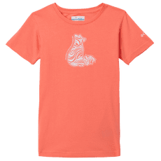 Tričko krátky rukáv Columbia Mission Lake Short Sleeve Graphic Shirt Girls Hot Coral, Foxy Swirl 810