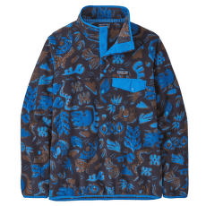 Mikina Patagonia Lightweight Synch Snap-T Pulover Women Across Oceans: Pitch Blue