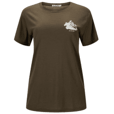 Triko krátký rukáv Aclima LightWool Tee Mountain Women Tarmac