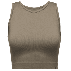 Tielko Black Diamond Seamless Rib Tank Women Walnut