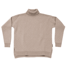 Sveter Devold Sorisen Wool Sweater Women 684B STONE/OFFWHITE