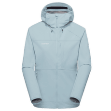 Bunda Mammut Ultimate Comfort SO Hooded Jacket Women nebla