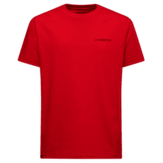 Triko krátký rukáv La Sportiva CLIMBING DAYS Kids Mountain Red/Redwood